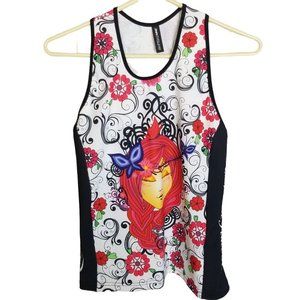 DNA Cycling Womens L White Floral Bingham Cyclery